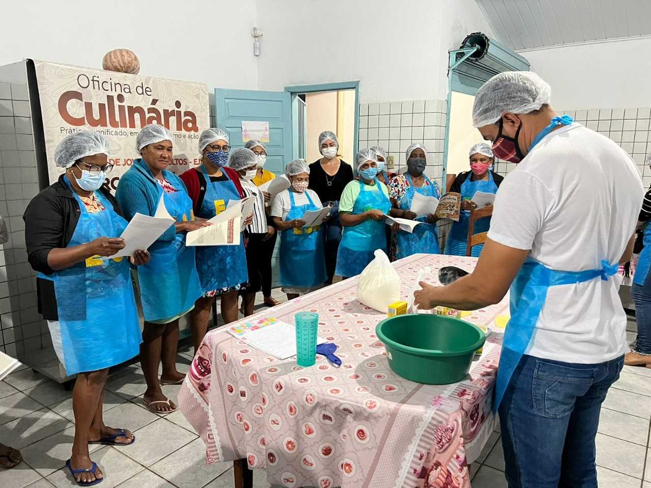 Camacã: Mais uma rodada da Oficina de Culinária para alunos da EJA